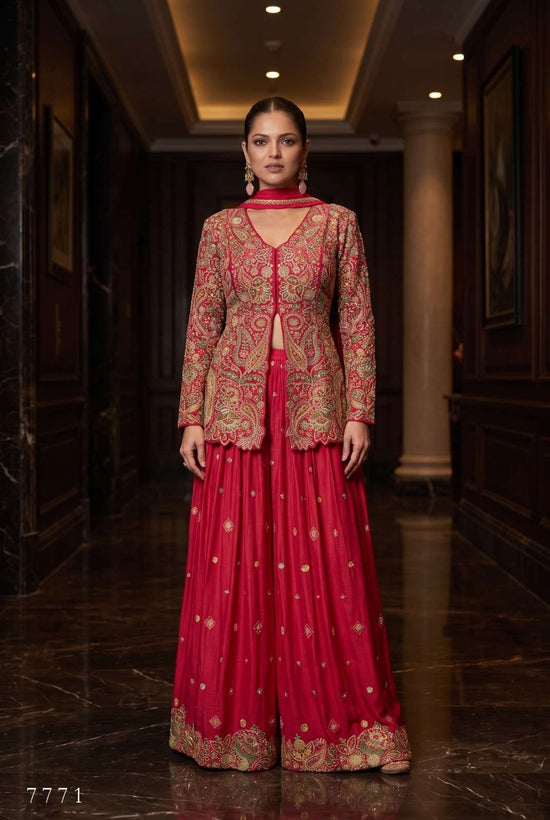 Aurraa Amroota Chinon Embroidered Salwar Suit Set
