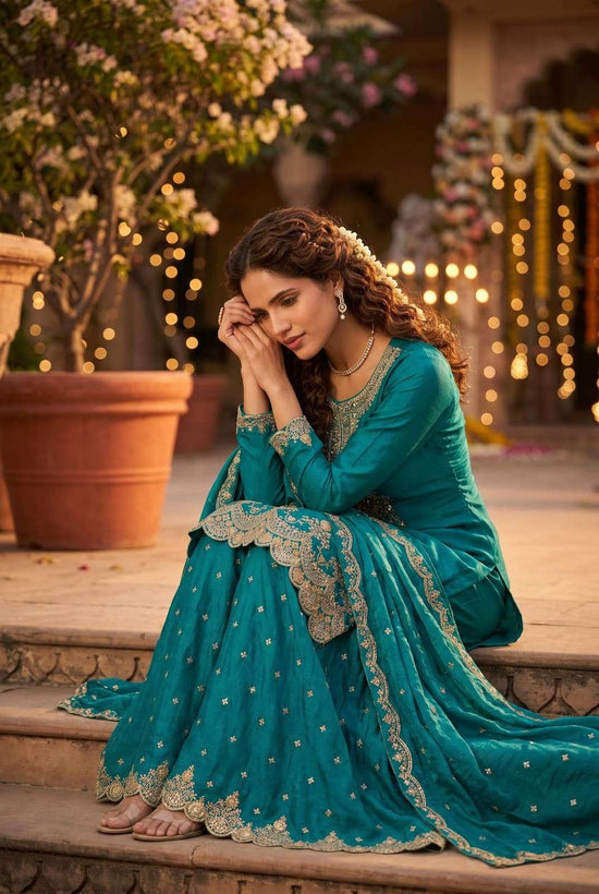 Aurraa Designer Roohaa Vol 18 Tora Silk Embroidery Salwar Suit Set