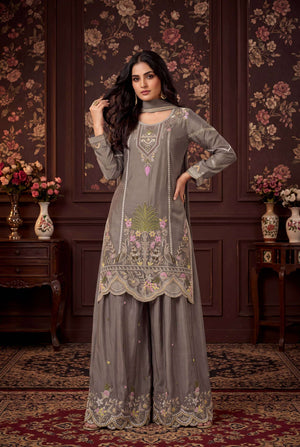 Aurraa Lavya Chinon Salwar Suit Set