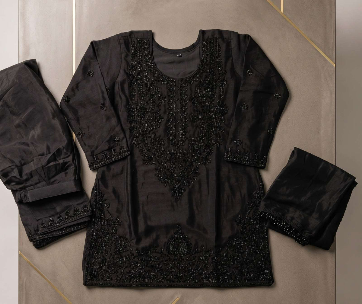 AURRAA LEENA Chinon Stitched Pakistani Suit