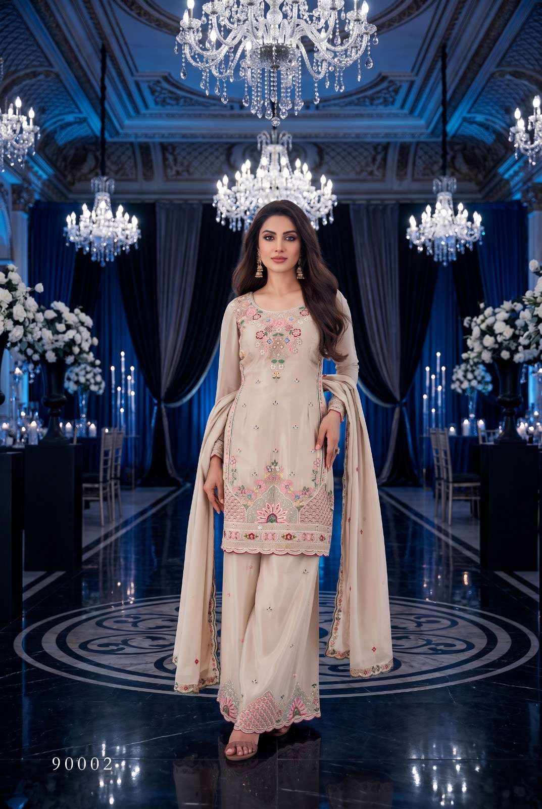 AURRAA SHEELA Silk Embroidery Pakistani Suit Set
