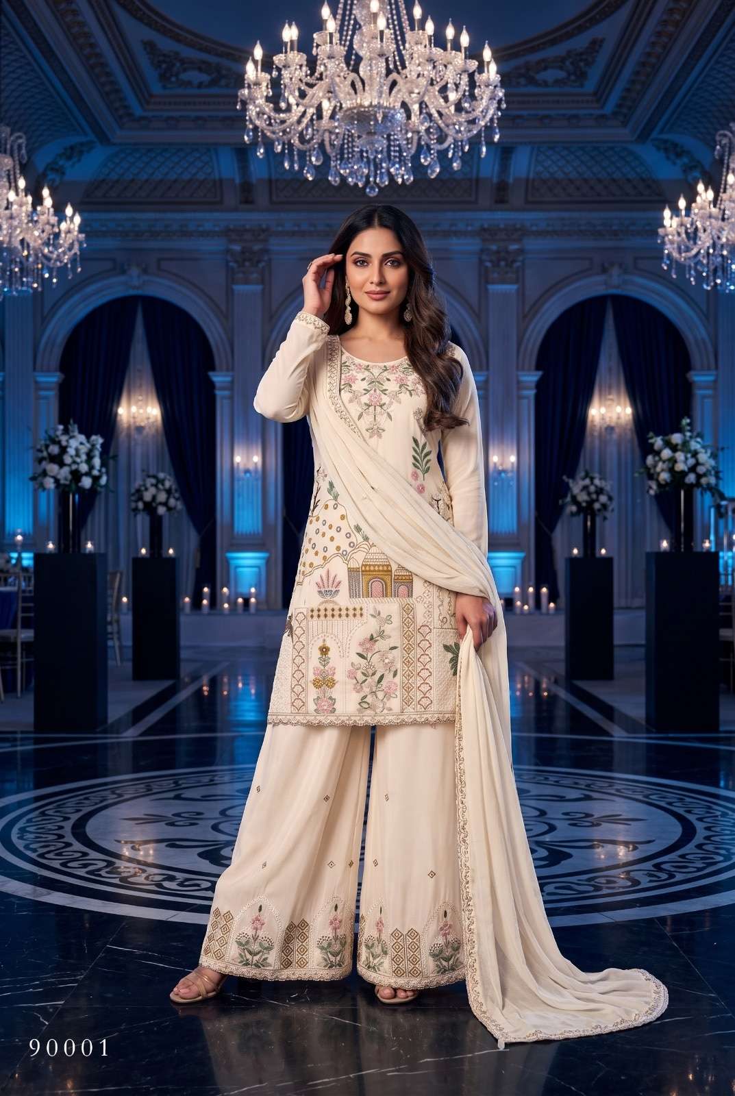 AURRAA SHEELA Silk Embroidery Pakistani Suit Set