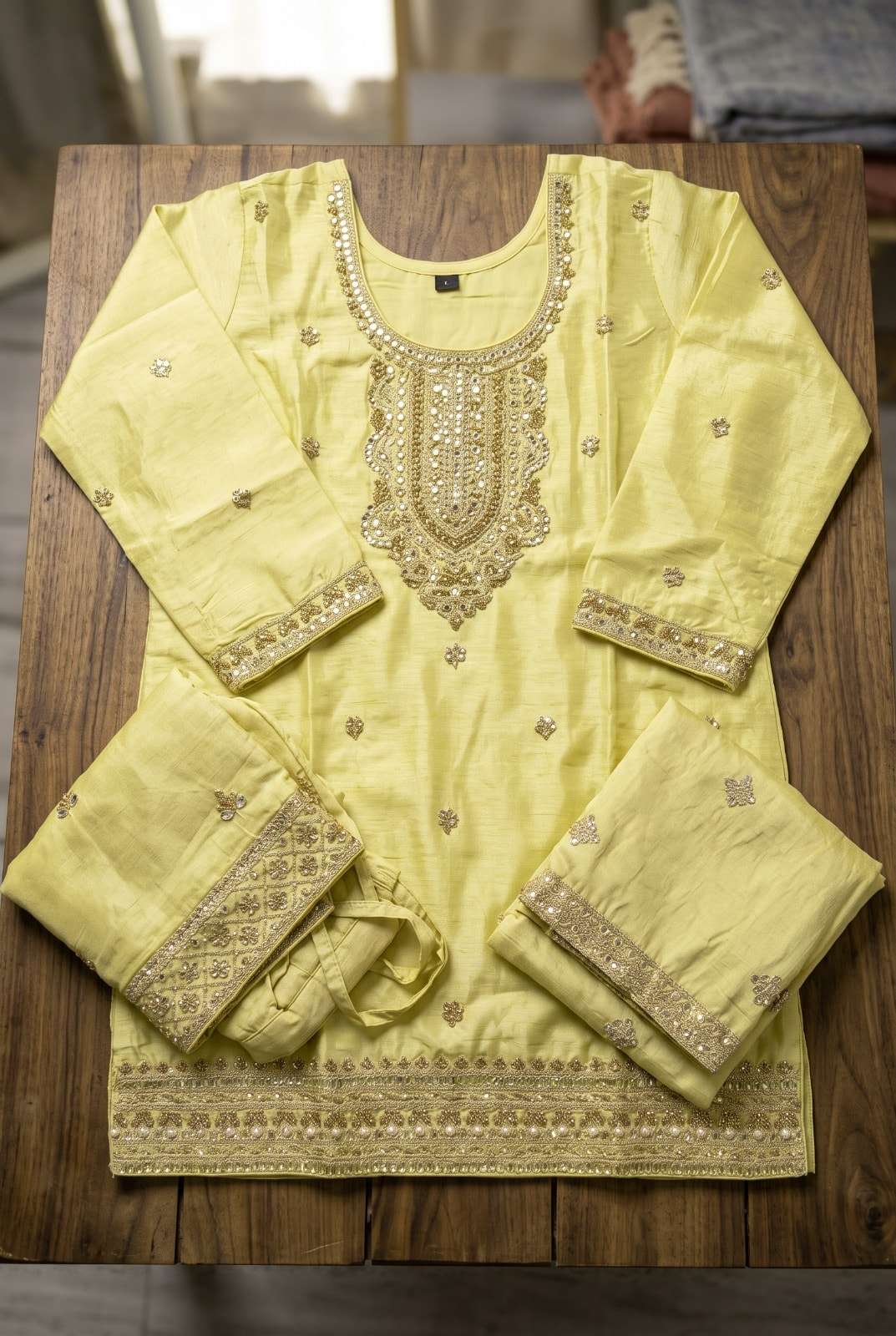 Aurraa Shikhaa Chinon Stitched Sharara Dresses Set - Amrah Wholesale