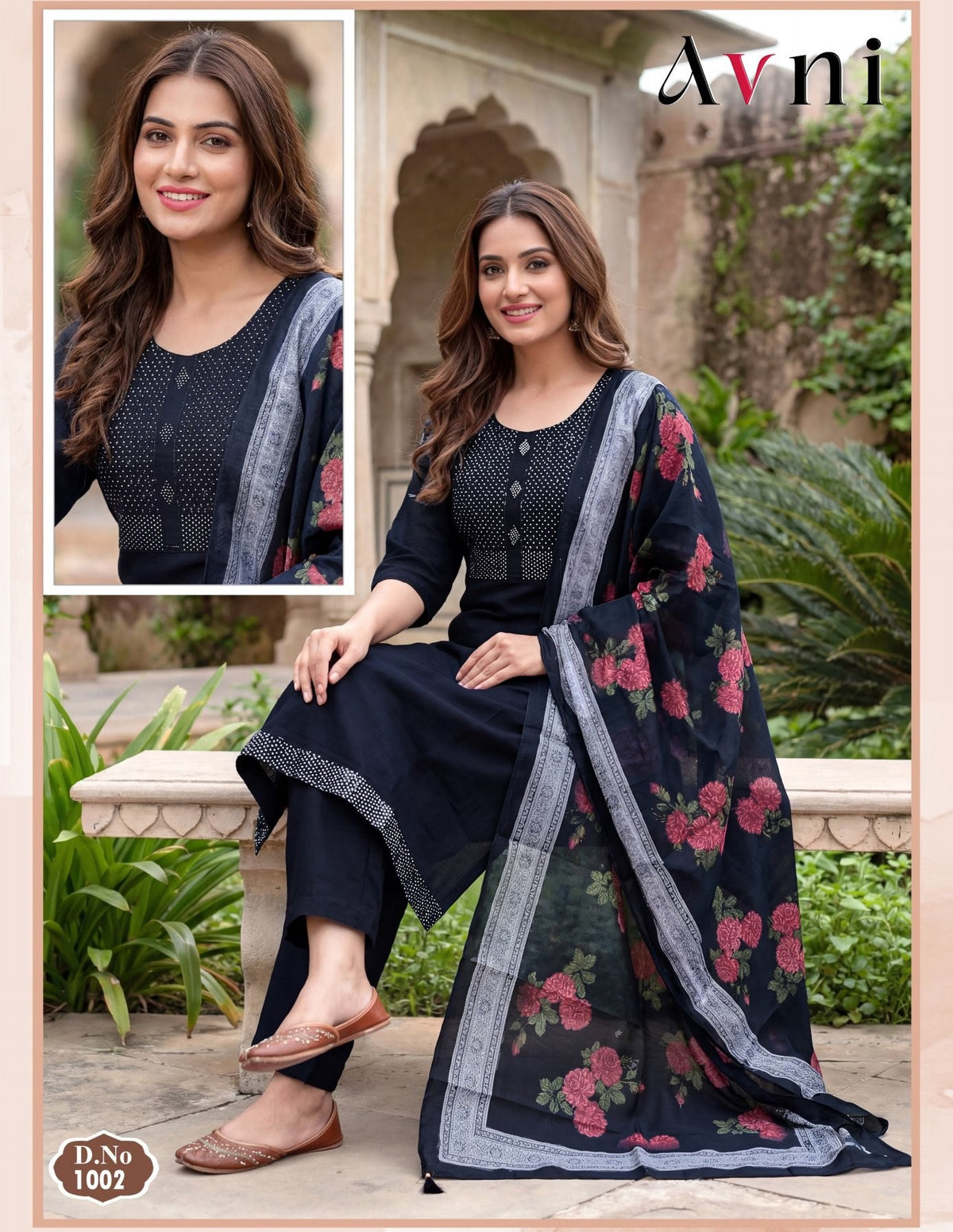 Avni Vol 2 Kurti Pant Dupatta Set Wholesale Catalogue - Amrah Wholesale