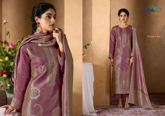 Avon Trendz Jiyara Pure Silk Jacquard Dress Material