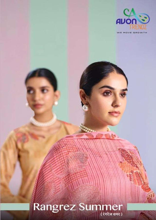 Avon Trendz Rangrez Summer Cotton Dress Material - Amrah Wholesale