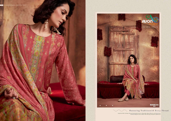 Avon Trendz Roohani Woven Swarovski Dress Material - Amrah Wholesale