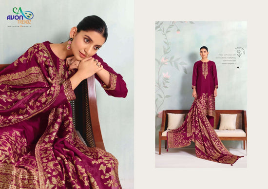 Avon Trendz Tilla Silk Vol 2 Silk Dress Material - Amrah Wholesale
