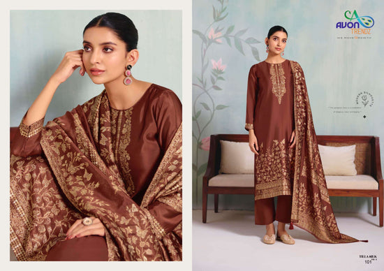 Avon Trendz Tilla Silk Vol 2 Silk Dress Material