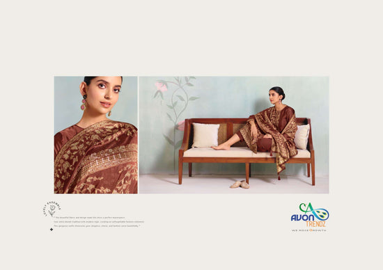 Avon Trendz Tilla Silk Vol 2 Silk Dress Material