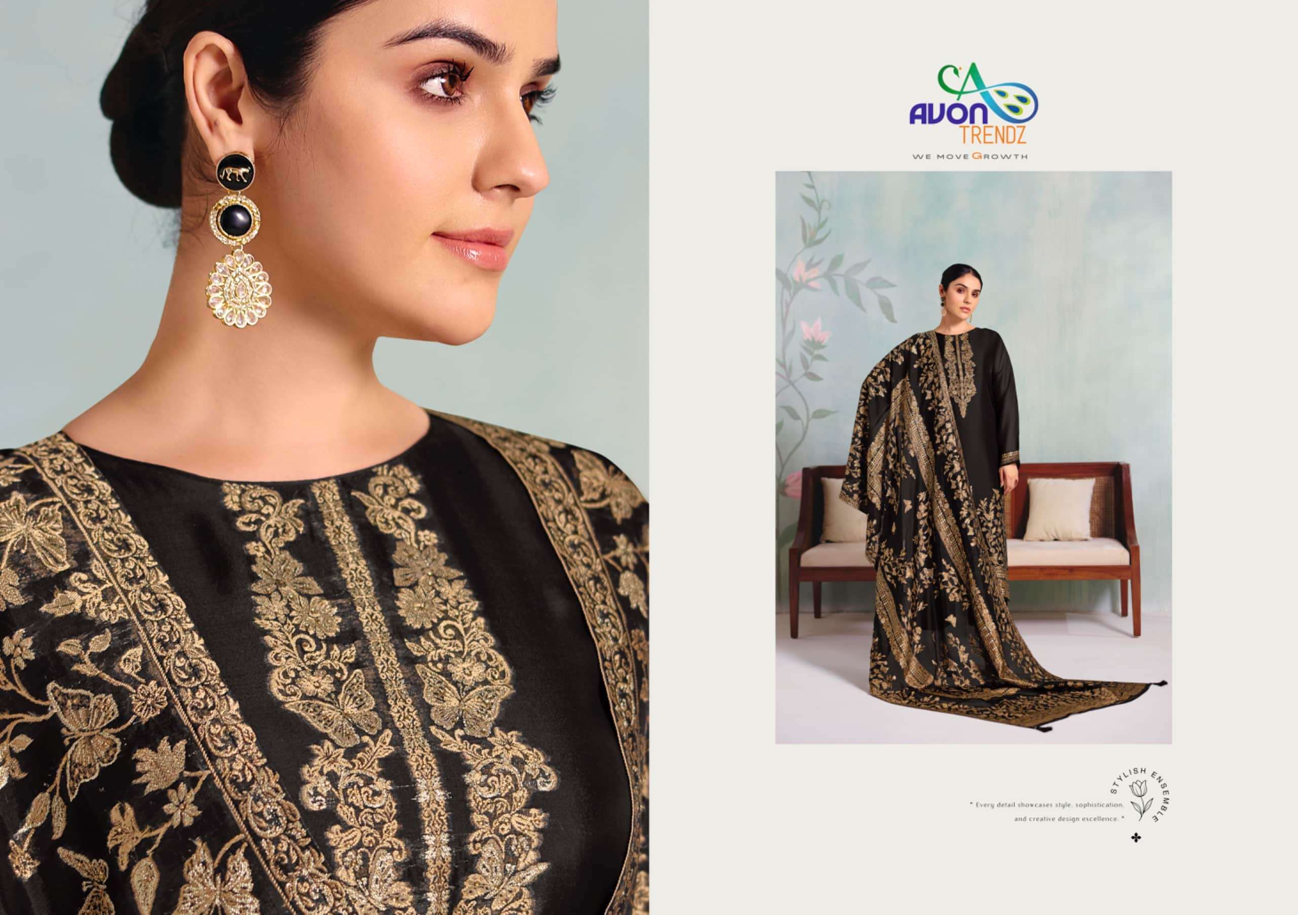 Avon Trendz Tilla Silk Vol 2 Silk Dress Material