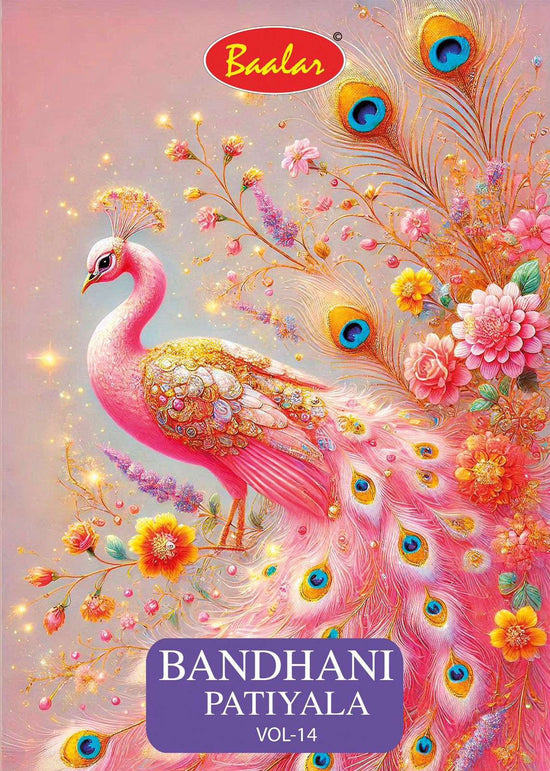 Baalar Fabrics Bandhani Patiyala Vol 14 Cotton Dress Material