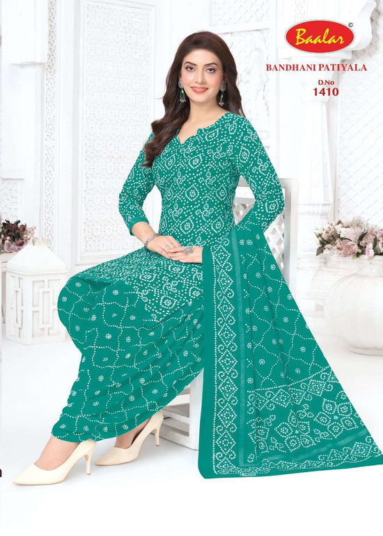 Baalar Fabrics Bandhani Patiyala Vol 14 Cotton Dress Material