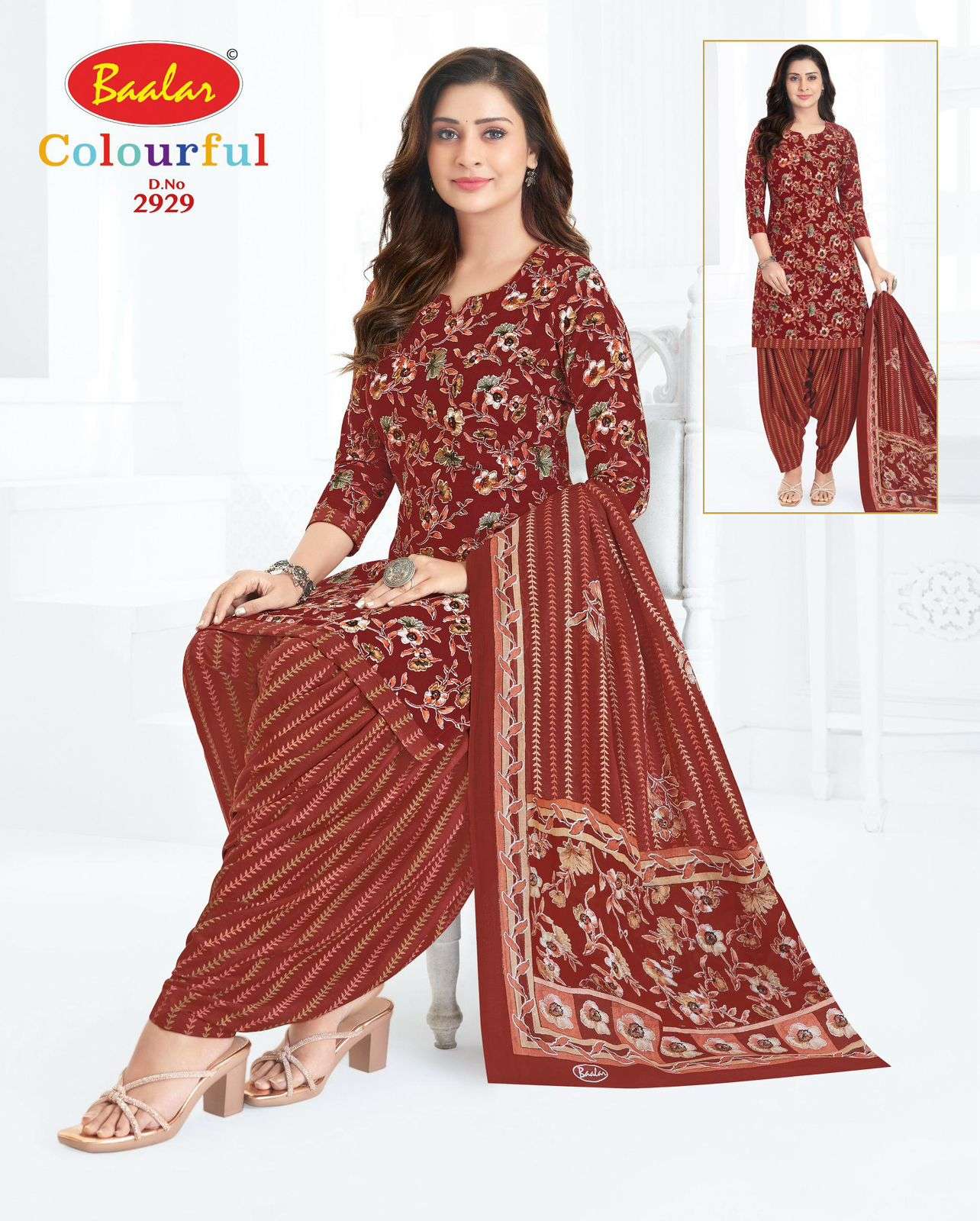 Baalar Colourful Vol 29 Pure Cotton Dress Material - Amrah Wholesale