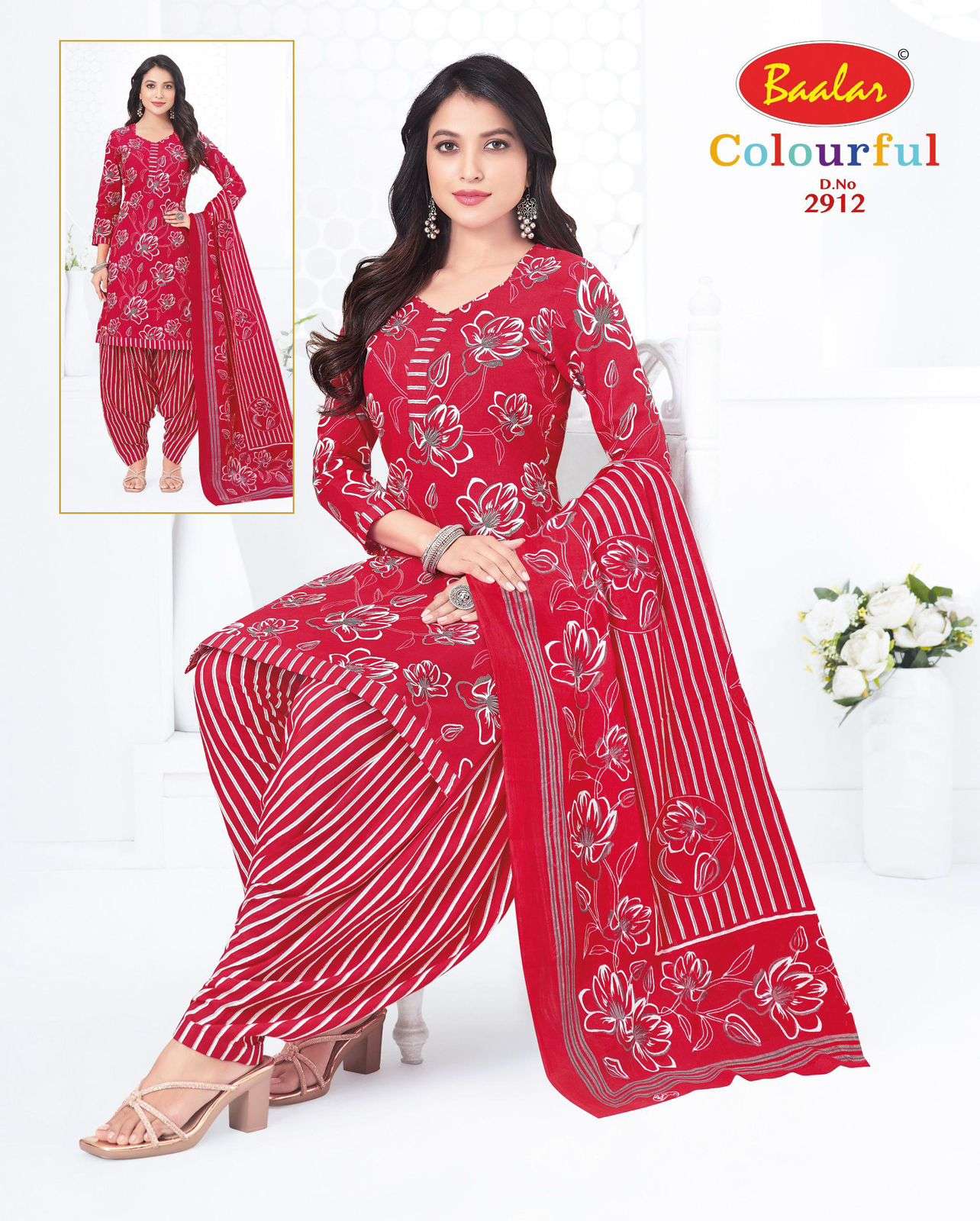 Baalar Colourful Vol 29 Pure Cotton Dress Material - Amrah Wholesale
