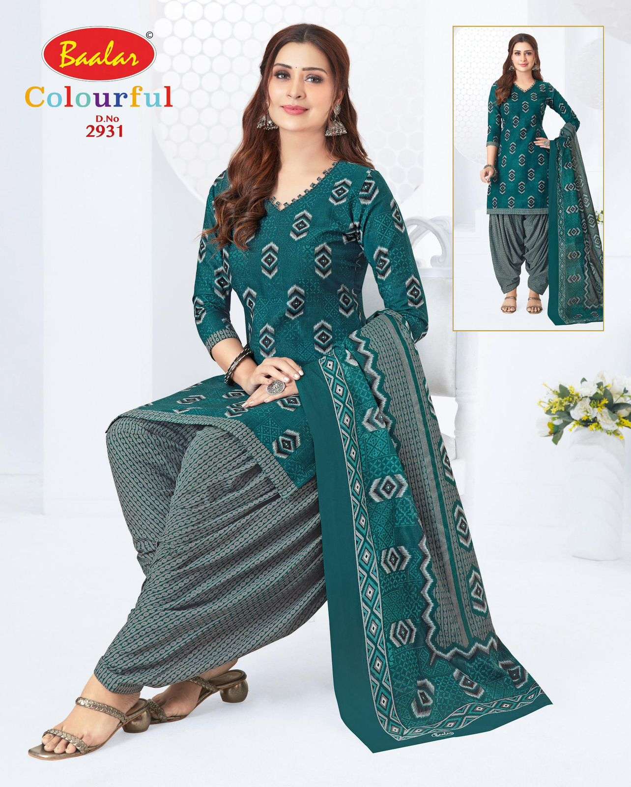 Baalar Colourful Vol 29 Pure Cotton Dress Material - Amrah Wholesale