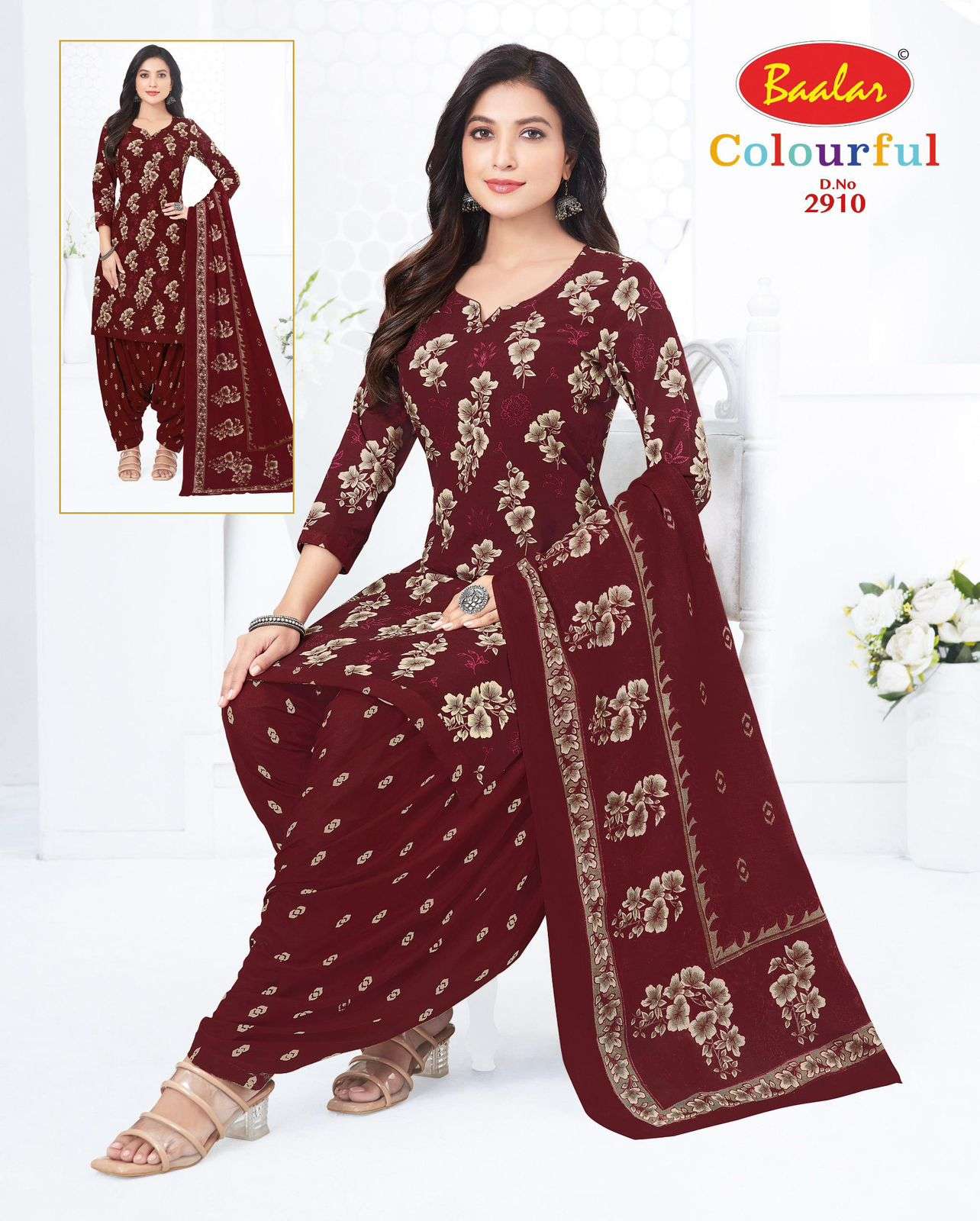 Baalar Colourful Vol 29 Pure Cotton Dress Material - Amrah Wholesale