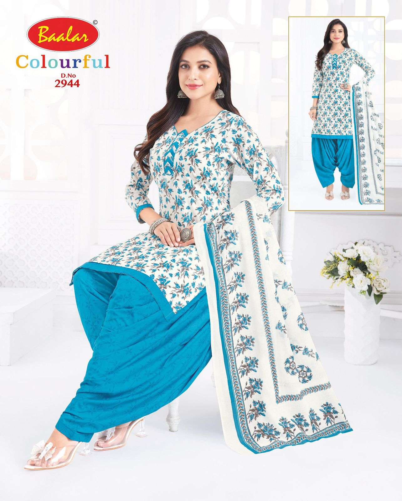 Baalar Colourful Vol 29 Pure Cotton Dress Material - Amrah Wholesale