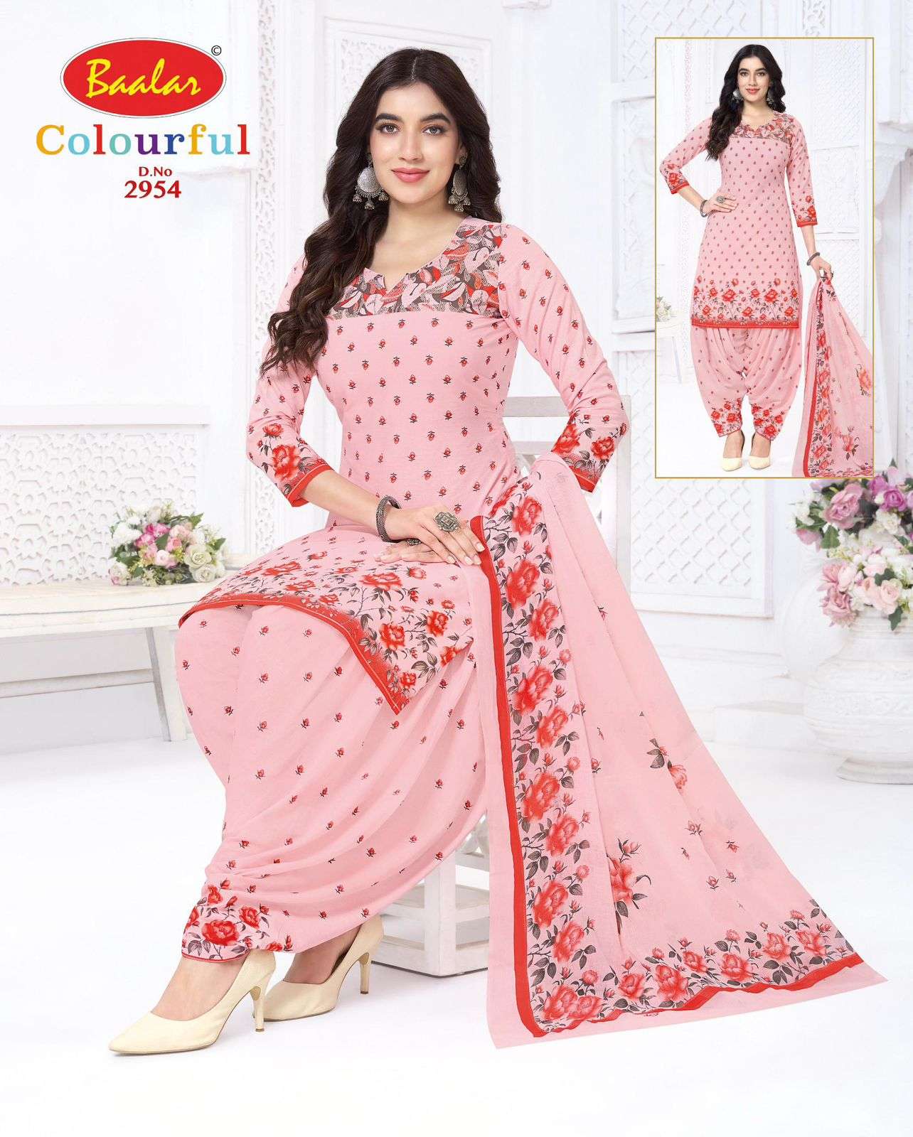 Baalar Colourful Vol 29 Pure Cotton Dress Material - Amrah Wholesale