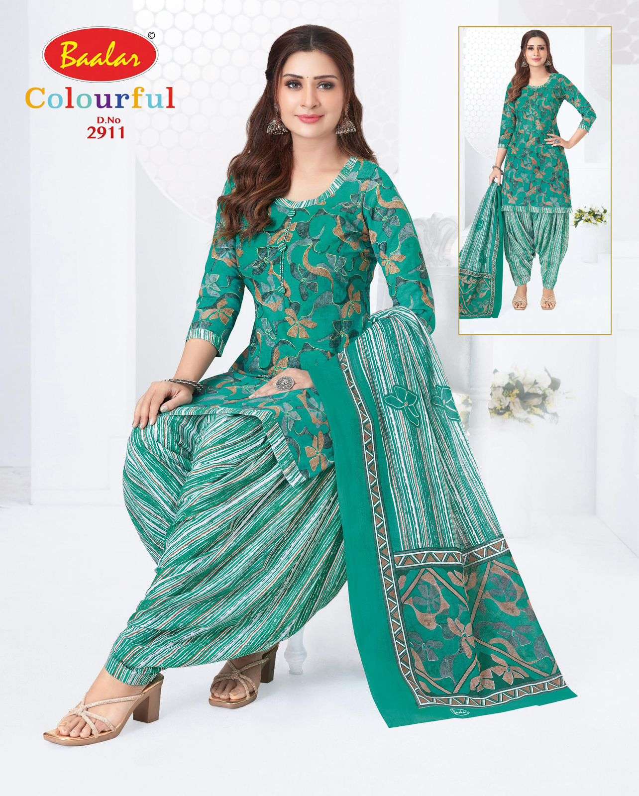 Baalar Colourful Vol 29 Pure Cotton Dress Material - Amrah Wholesale