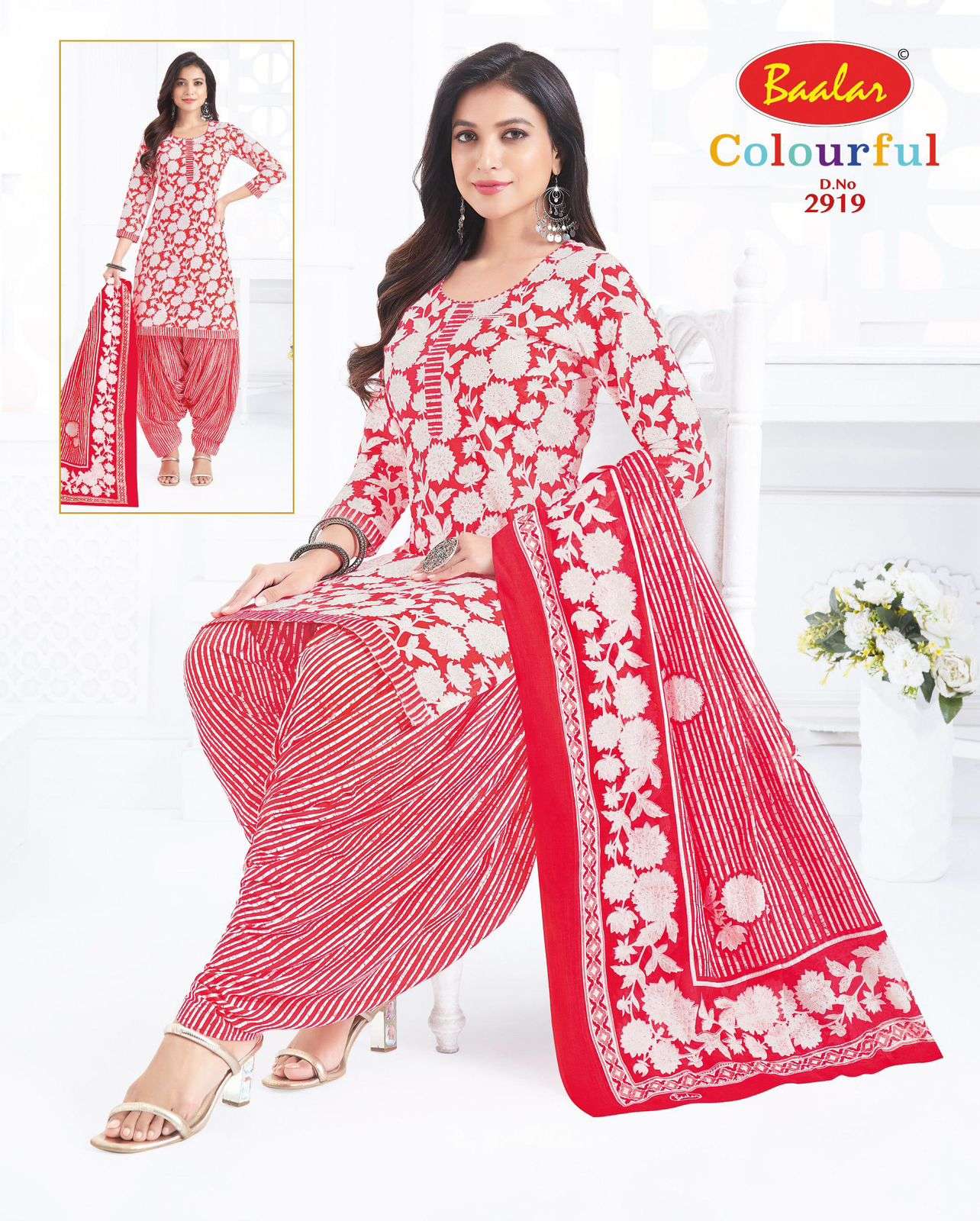 Baalar Colourful Vol 29 Pure Cotton Dress Material - Amrah Wholesale