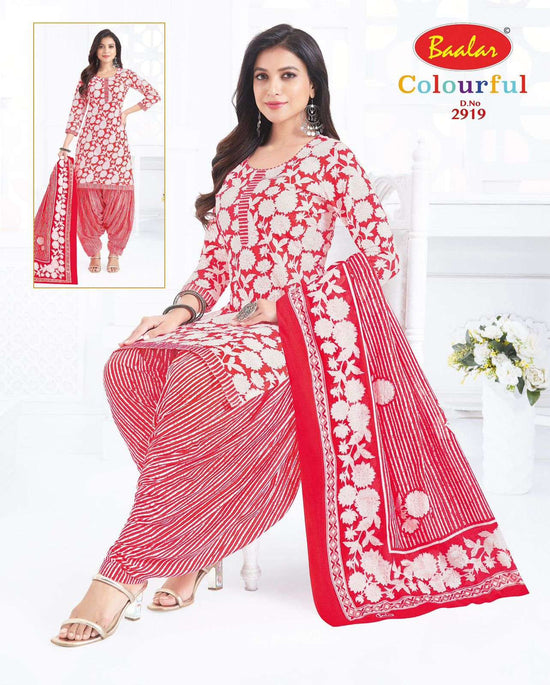 Baalar Colourful Vol 29 Pure Cotton Dress Material - Amrah Wholesale