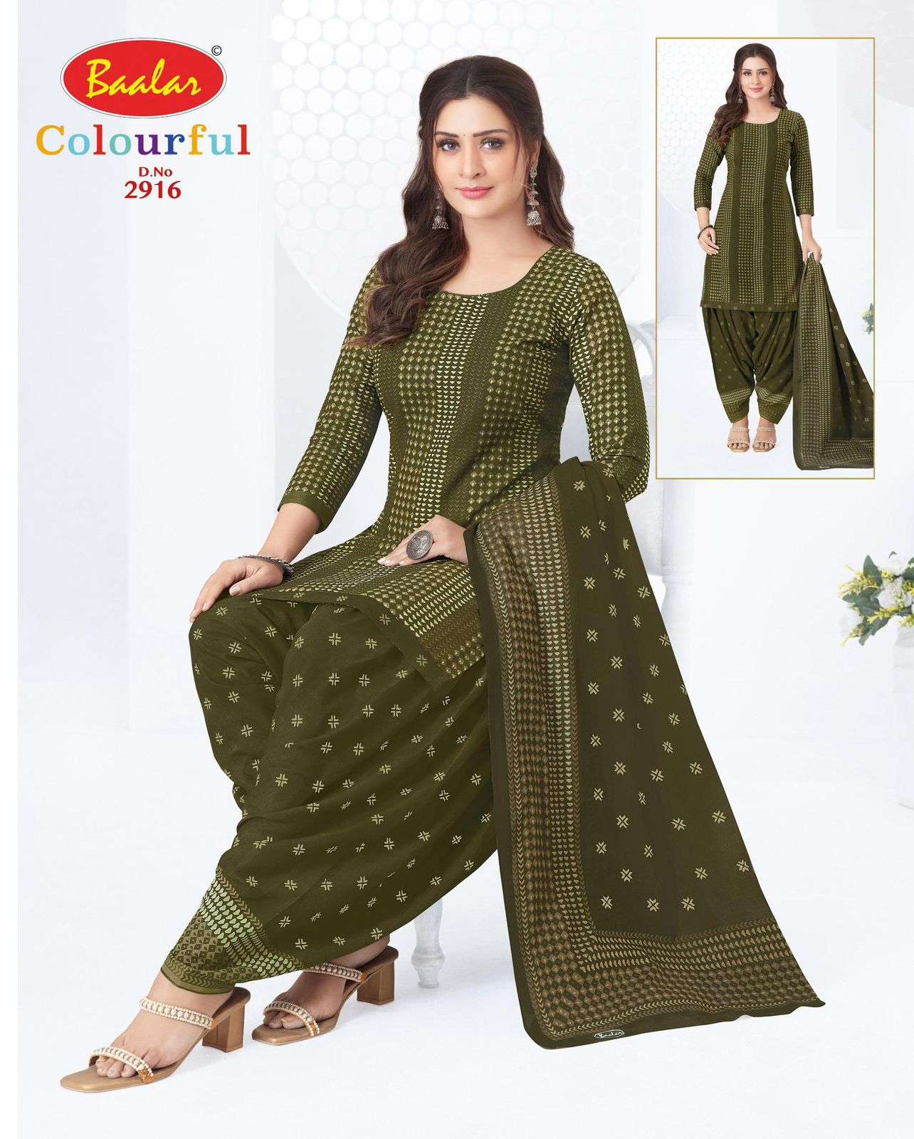 Baalar Colourful Vol 29 Pure Cotton Dress Material - Amrah Wholesale
