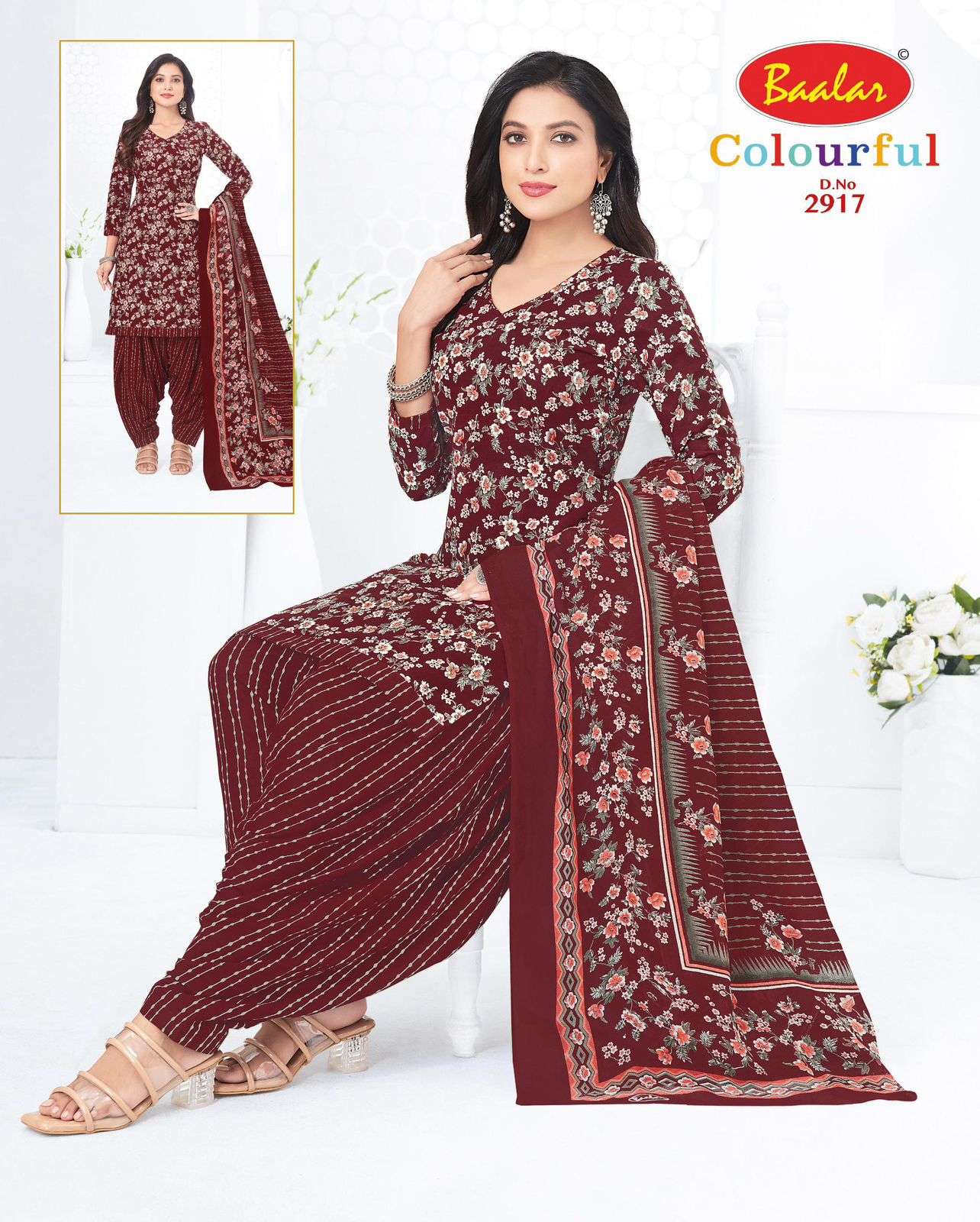 Baalar Colourful Vol 29 Pure Cotton Dress Material - Amrah Wholesale