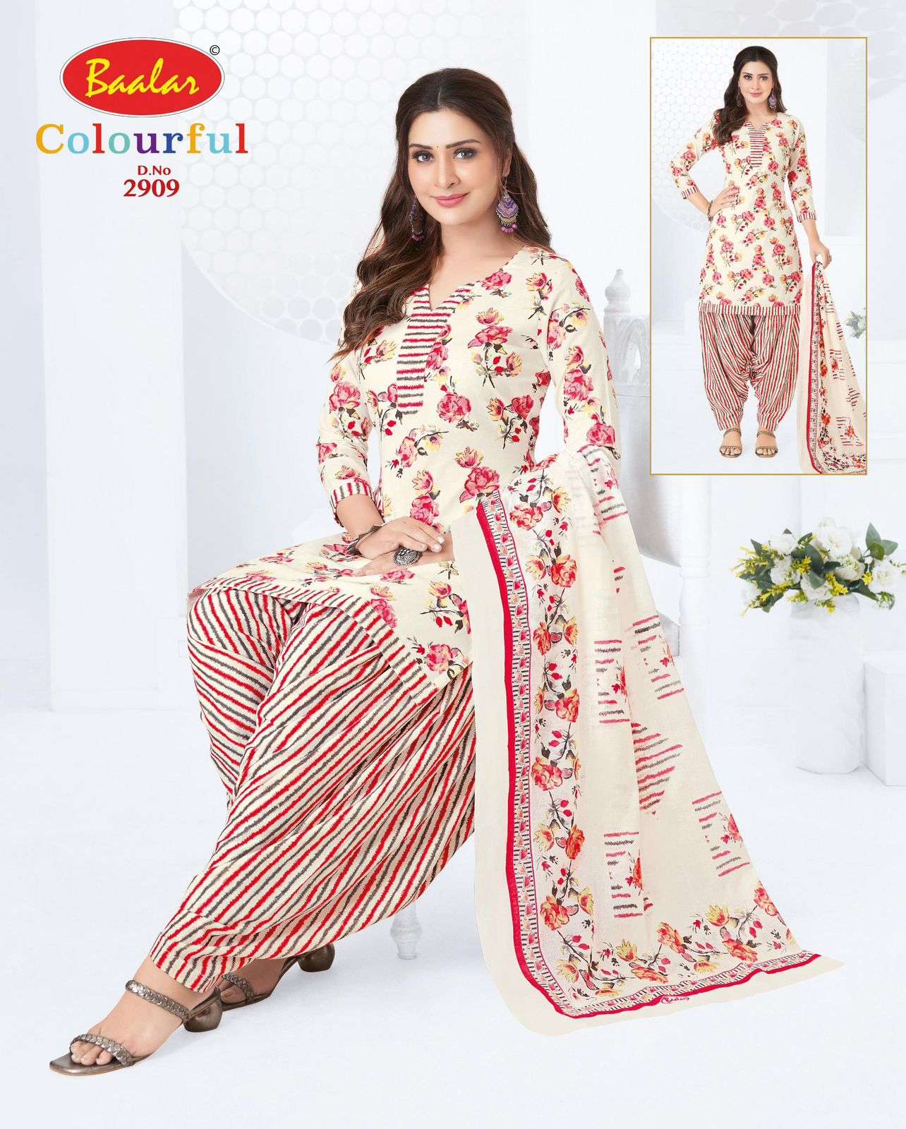 Baalar Colourful Vol 29 Pure Cotton Dress Material - Amrah Wholesale