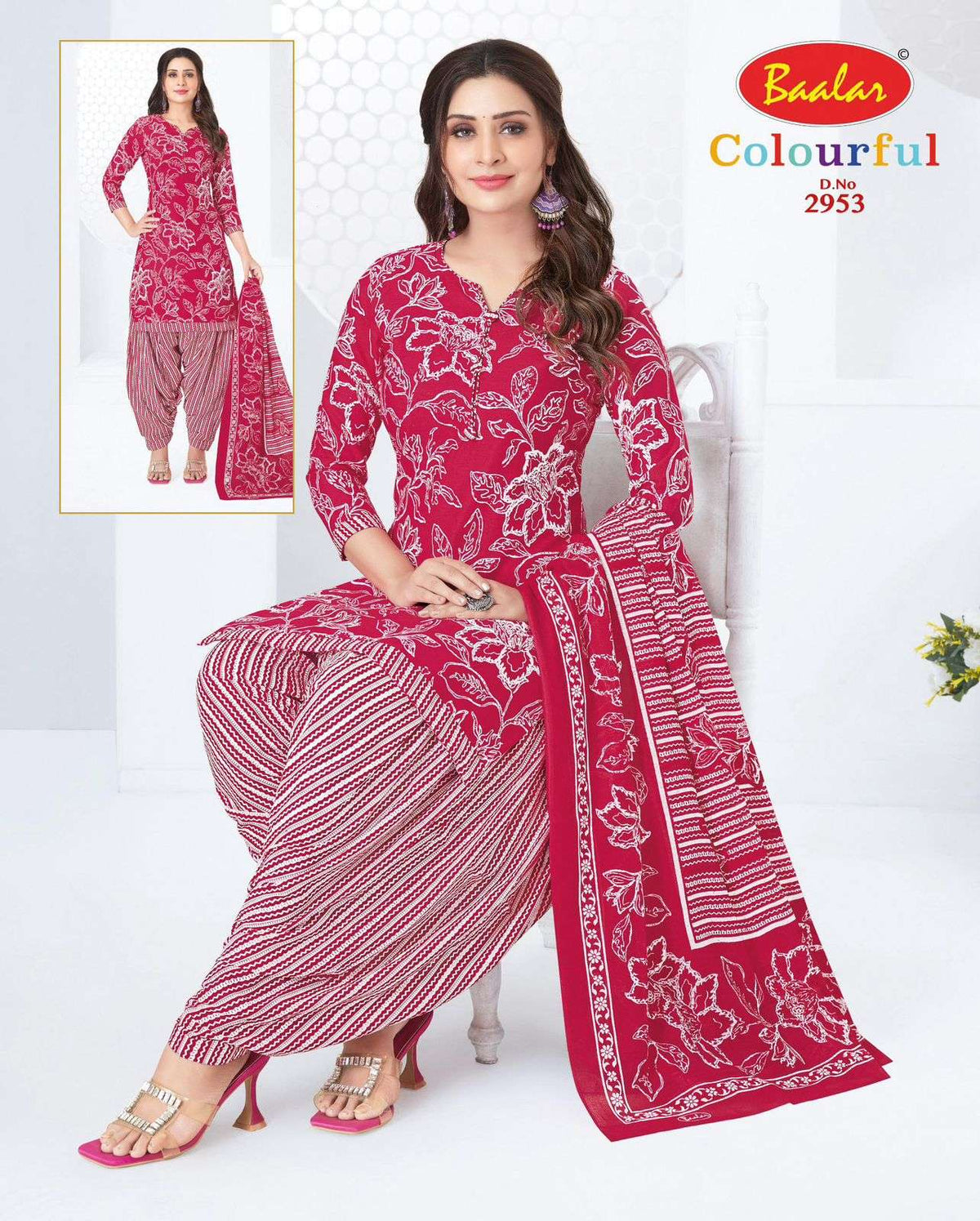 Baalar Colourful Vol 29 Pure Cotton Dress Material - Amrah Wholesale