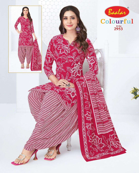 Baalar Colourful Vol 29 Pure Cotton Dress Material - Amrah Wholesale