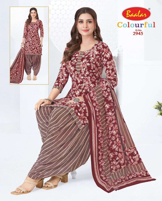 Baalar Colourful Vol 29 Pure Cotton Dress Material - Amrah Wholesale