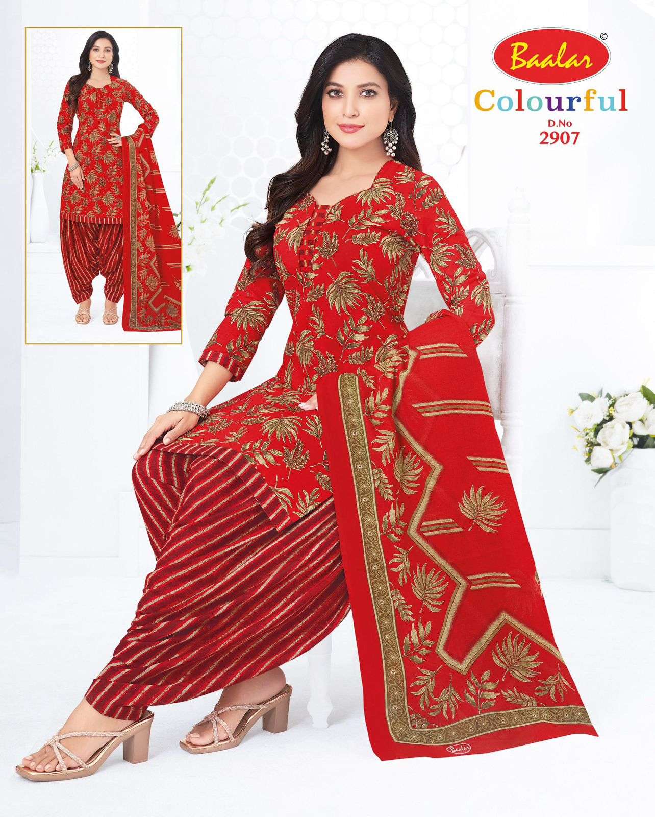 Baalar Colourful Vol 29 Pure Cotton Dress Material - Amrah Wholesale