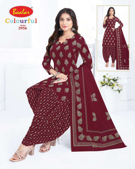 Baalar Colourful Vol 29 Pure Cotton Dress Material - Amrah Wholesale
