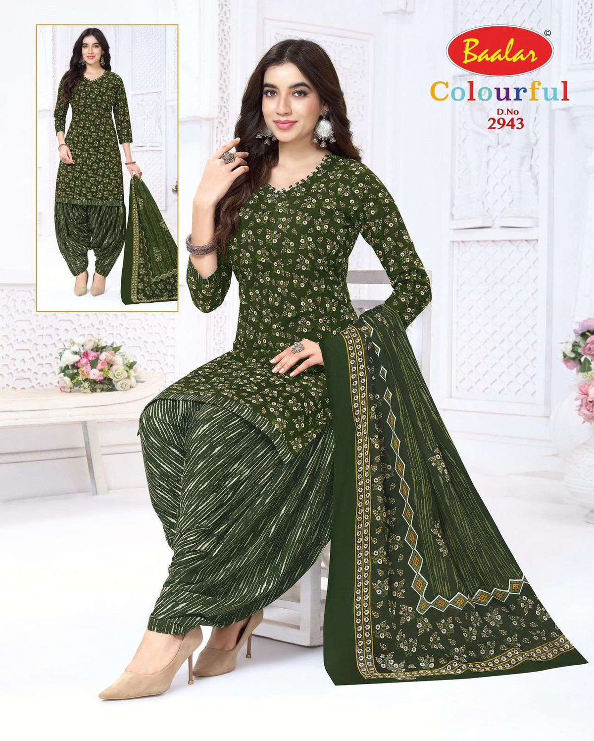 Baalar Colourful Vol 29 Pure Cotton Dress Material - Amrah Wholesale