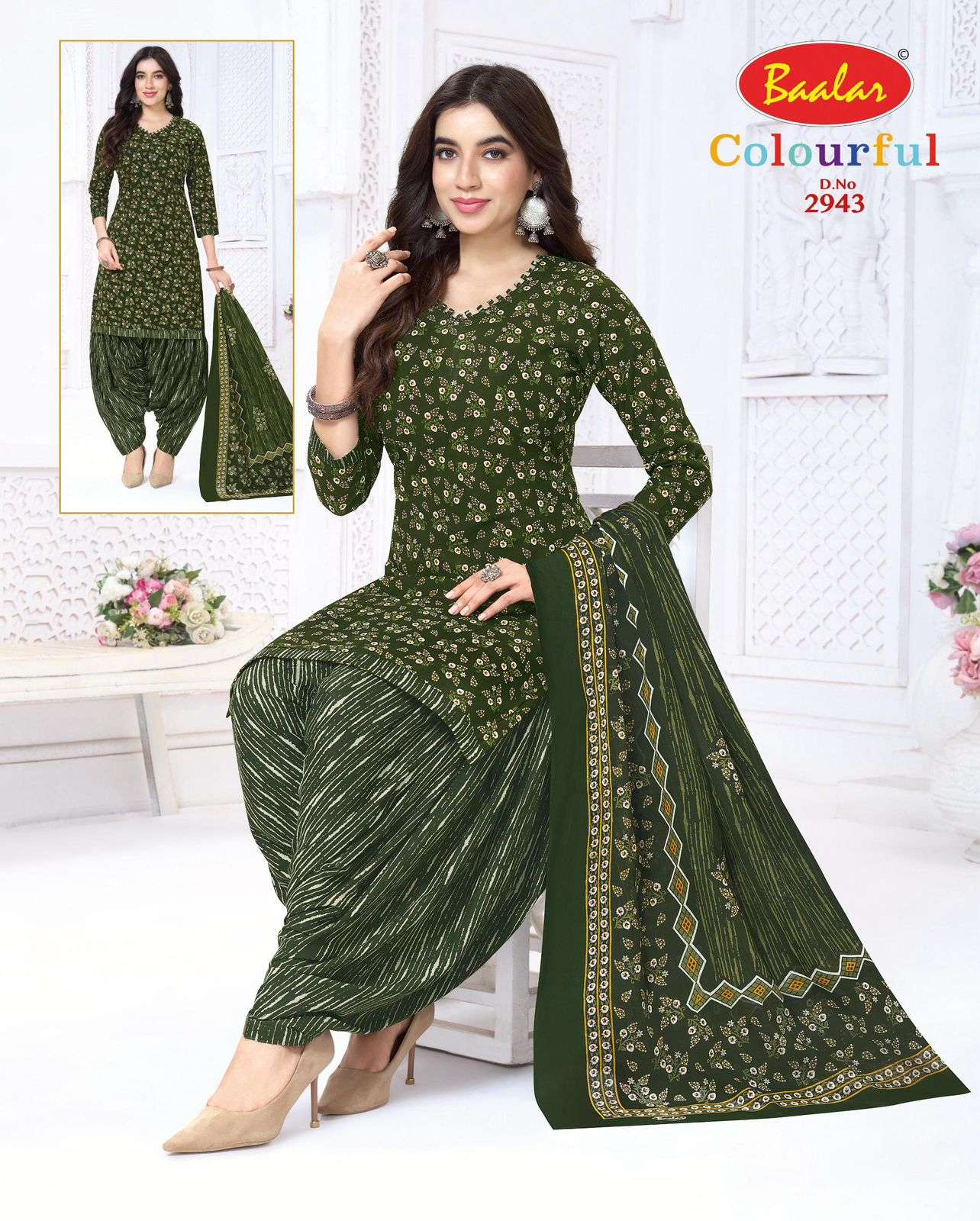 Baalar Colourful Vol 29 Pure Cotton Dress Material - Amrah Wholesale