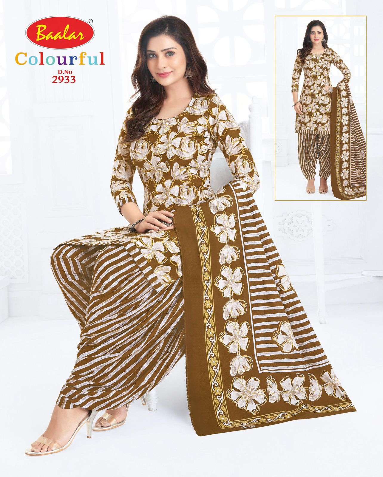 Baalar Colourful Vol 29 Pure Cotton Dress Material - Amrah Wholesale