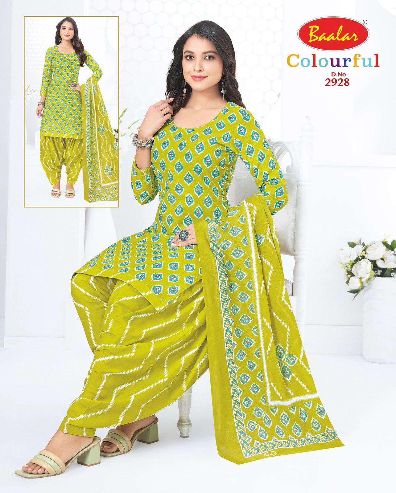 Baalar Colourful Vol 29 Pure Cotton Dress Material - Amrah Wholesale