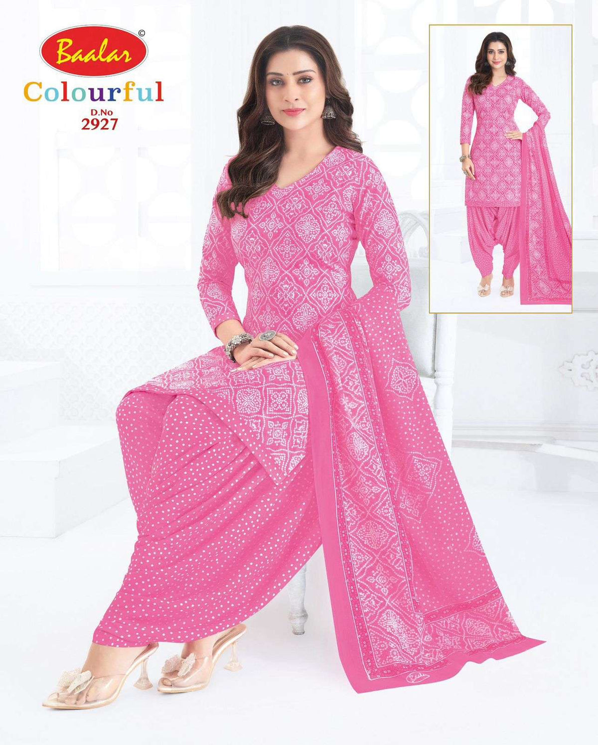 Baalar Colourful Vol 29 Pure Cotton Dress Material - Amrah Wholesale
