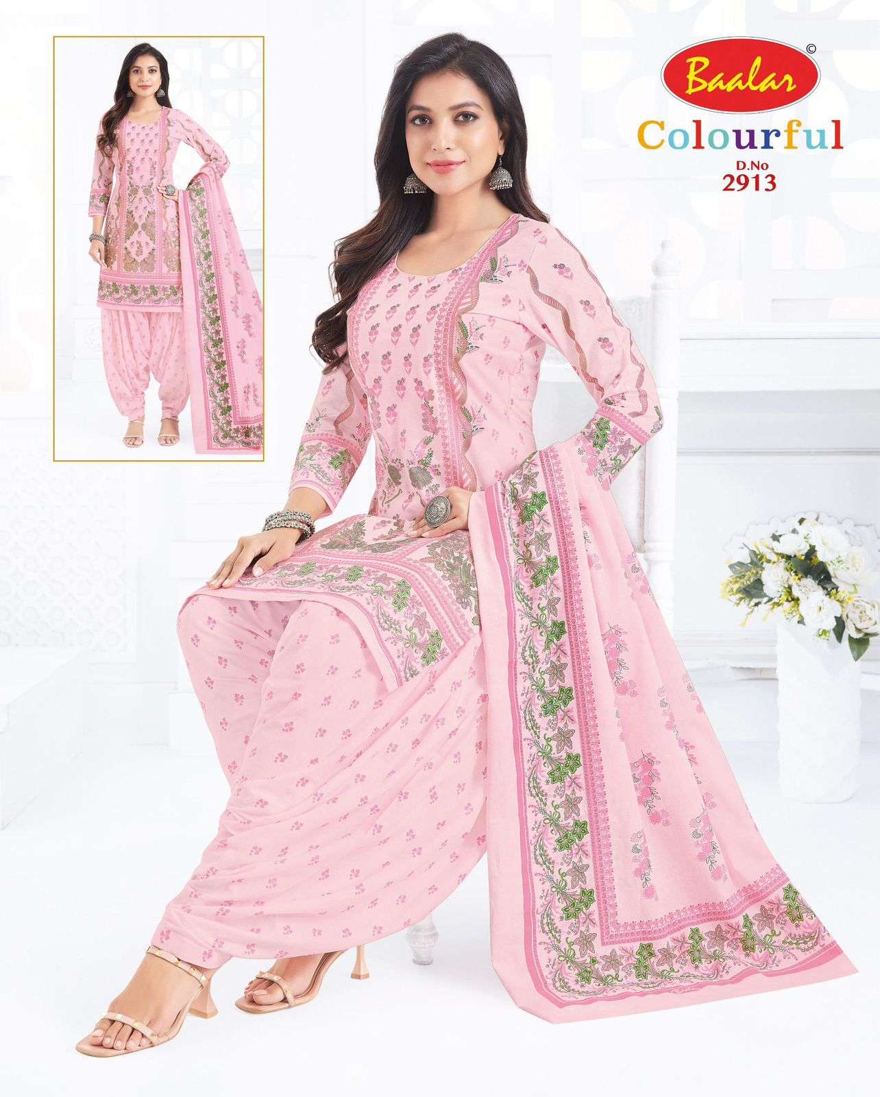 Baalar Colourful Vol 29 Pure Cotton Dress Material - Amrah Wholesale