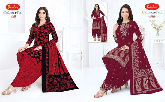 Baalar Colourful Vol 30 Pure Cotton Printed Dress Material
