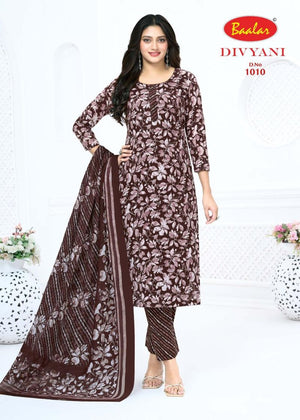 Baalar Divyani Vol 1 Cotton Printed Fancy Dress Material