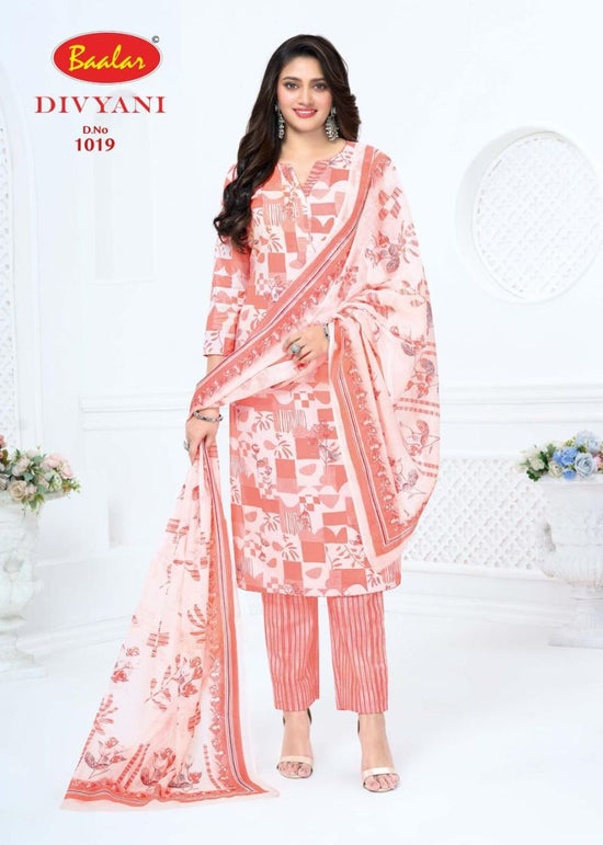 Baalar Divyani Vol 1 Cotton Printed Fancy Dress Material