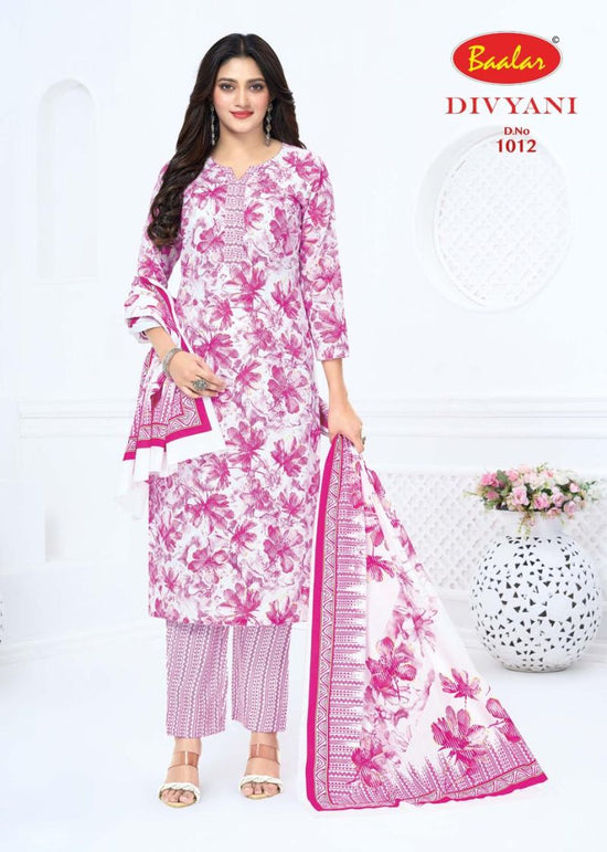 Baalar Divyani Vol 1 Cotton Printed Fancy Dress Material