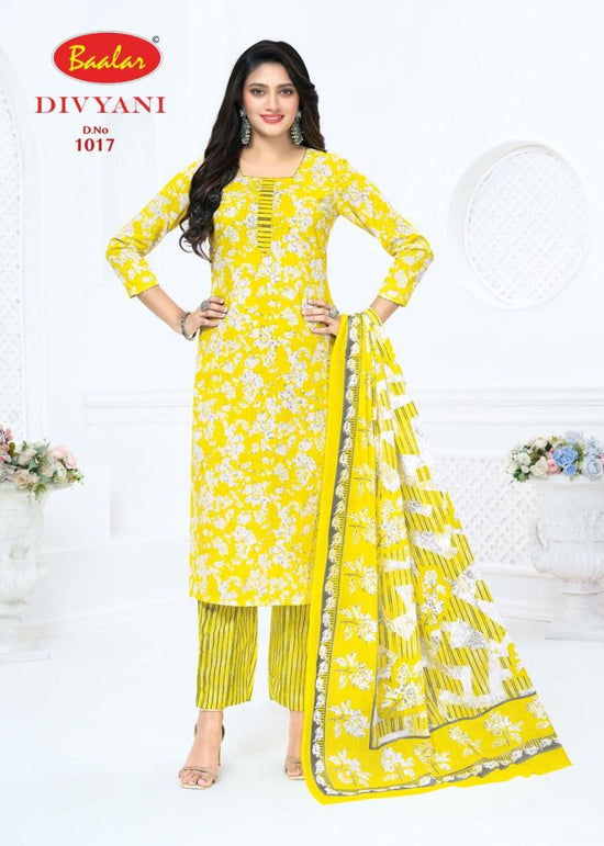 Baalar Divyani Vol 1 Cotton Printed Fancy Dress Material