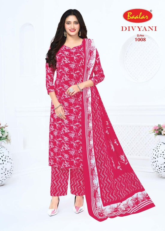 Baalar Divyani Vol 1 Cotton Printed Fancy Dress Material