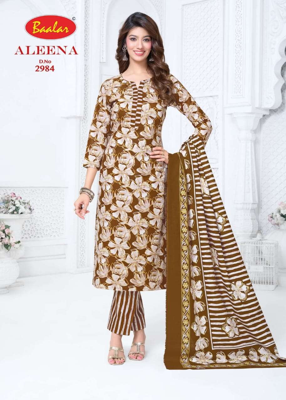 Baalar Fabrics Aleena Vol 29 Cotton Dress Material - Amrah Wholesale