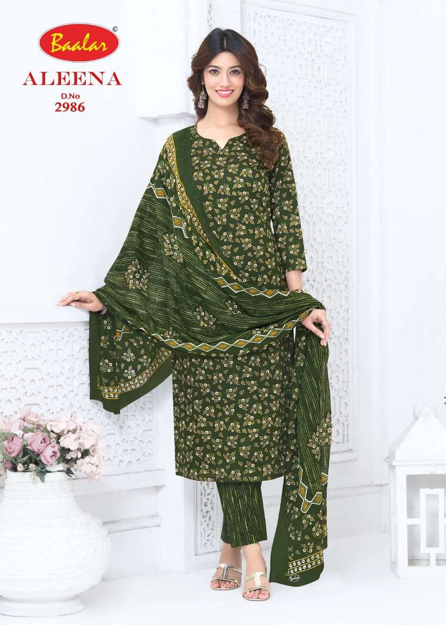 Baalar Fabrics Aleena Vol 29 Cotton Dress Material - Amrah Wholesale
