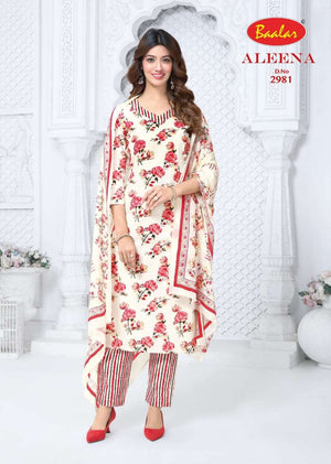 Baalar Fabrics Aleena Vol 29 Cotton Dress Material - Amrah Wholesale