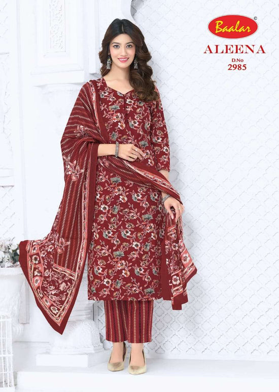 Baalar Fabrics Aleena Vol 29 Cotton Dress Material - Amrah Wholesale